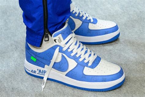 air force 1 x louis vuitton blue